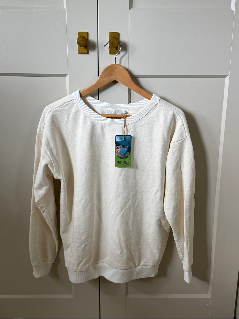 NWT Jungmaven Laguna sweatshirt Crewneck - Cream